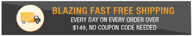 Fast, Free Shipping