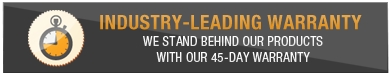 Industry Leading Warranty