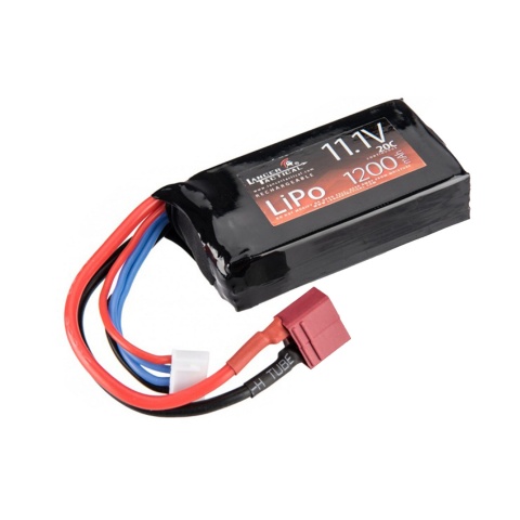 Lancer Tactical 20C 11.1v 1200mAh Mini Deans LiPo Battery