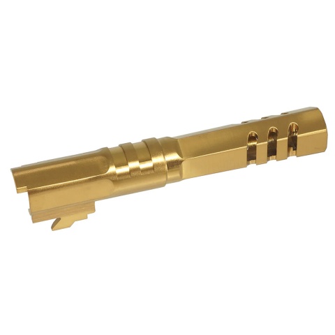 Atlas Custom Works Stainless Hexagon Outer Barrel for Tokyo Marui Hi-Capa 4.3 GBB Airsoft Pistols