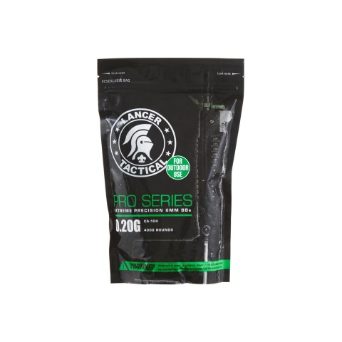Lancer Tactical 0.20g Outdoor BBs Bag (4000 Rounds) - WHITE