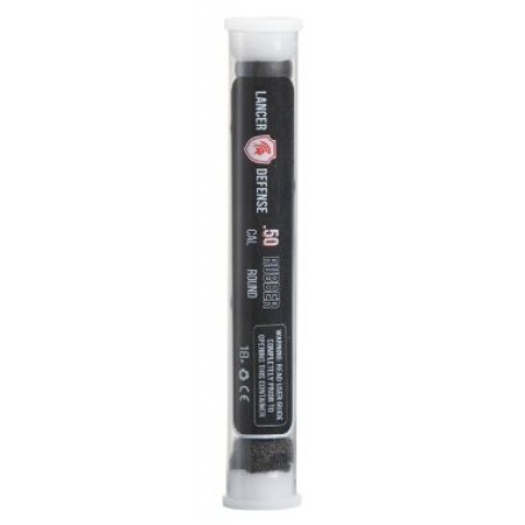Lancer Defense Less Than Lethal Rubber Ammo for .50 Caliber Rounds - (Black)