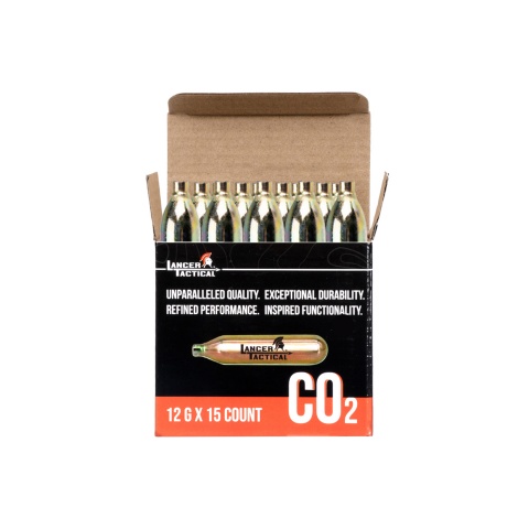 Lancer Tactical High Pressure 12 Gram CO2 Cartridges for Airsoft / Airguns