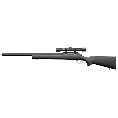 Lancer Tactical High FPS M24 Bolt Action Spring Powered Sniper Rifle w/ Scope (Color: Tan)