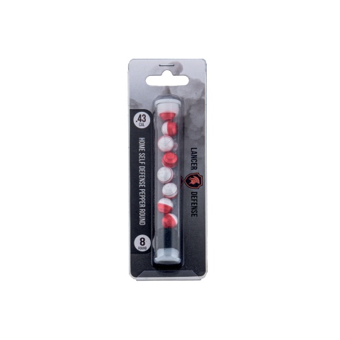 Lancer Defense .43 Cal Pepper Ball (Pack of 8)