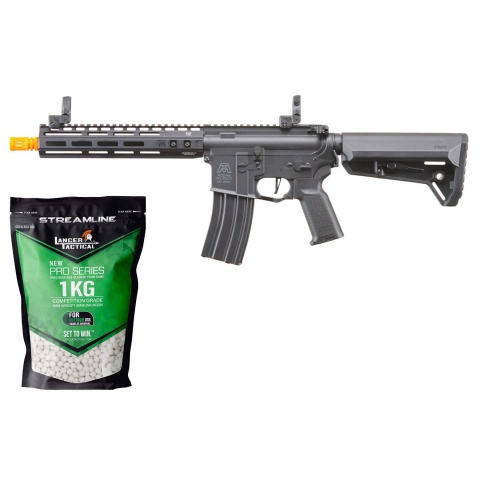 BG Defense Type-A MK2 10\' Gen 2 AEG Rifle by Lancer Tactical - (Black) - Gen 2 Starter Bundle