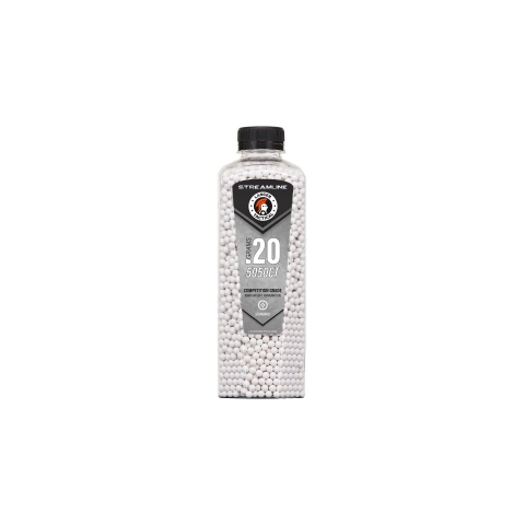 Lancer Tactical 5050 Round 0.20g Streamline Competition Grade BB Bottle (Color: White)