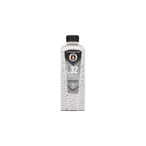 Lancer Tactical 5050 Round 0.32g Streamline Competition Grade BBs (Color: White)