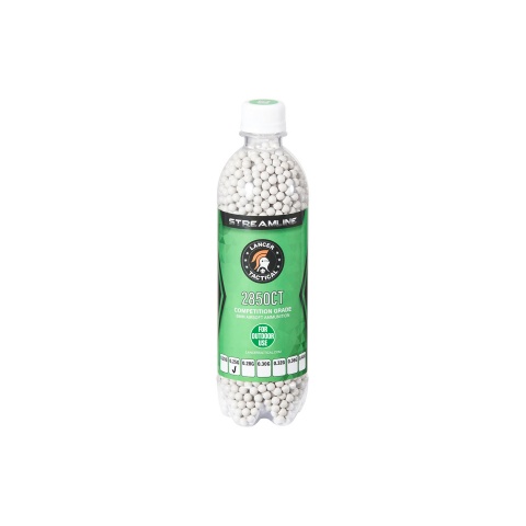 Lancer Tactical 2850 Round Streamline Competition Grade Outdoor BBs - (White)