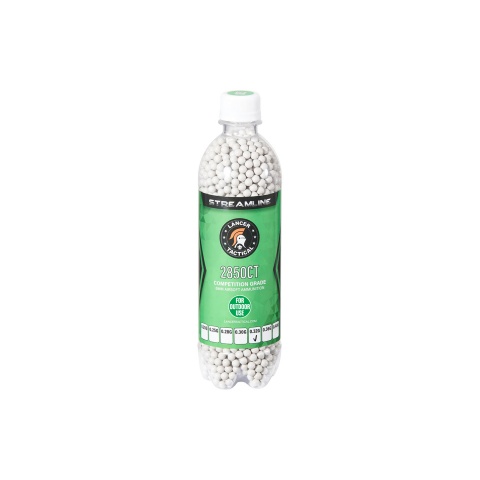 Lancer Tactical 2850 Round Streamline Competition Grade Outdoor BBs - (White)