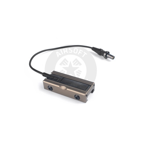 ACW Picatinny Rail Mount for Flashlight Pressure Switches - Desert Tan