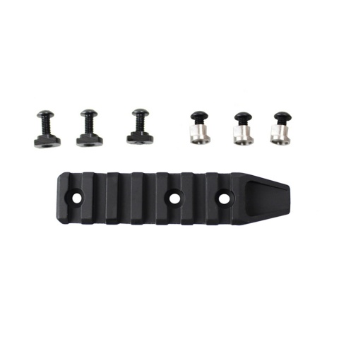 Atlas Custom Works 7 Slot Rail Segment for M-LOK & KeyMod Rails (Color: Black)