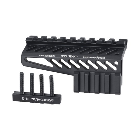 Atlas Custom Works B-12 Railed Upper Handguard for AK B-11 Handguards (Color: Black)