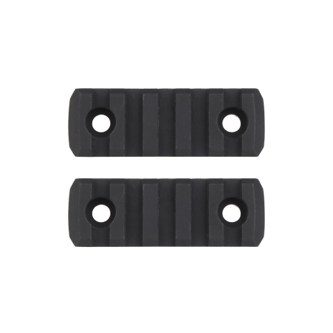 MK Helmet 5 Section Rail Mounts (Color: Black)