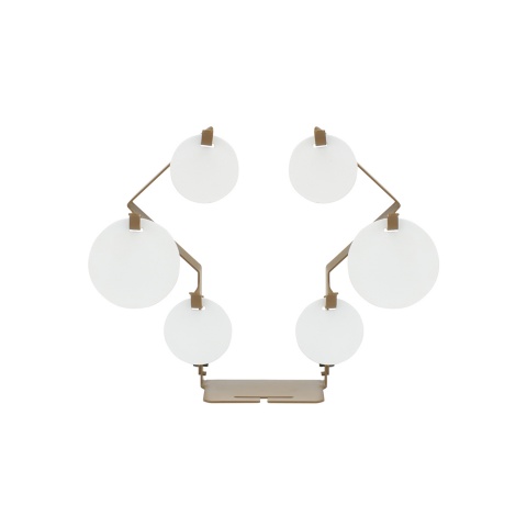 Geometric Hanging Metal Training Target (Color: Tan)