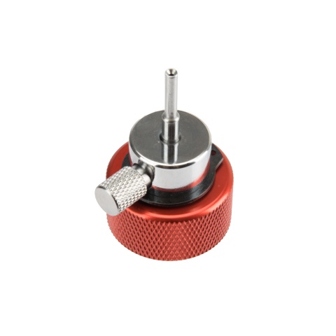 Lancer Tactical Airsoft Propane Adapter Valve - RED