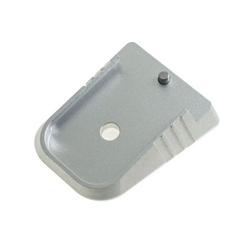 CowCow Aluminum D02 Dottact Magbase for Tokyo Marui Hi-Capa GBB Pistols (Color: Silver)
