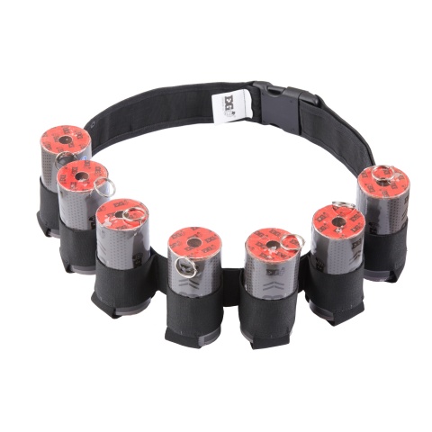 Enola Gaye Lucky 7 Smoke Grenade Belt (Color: Black)
