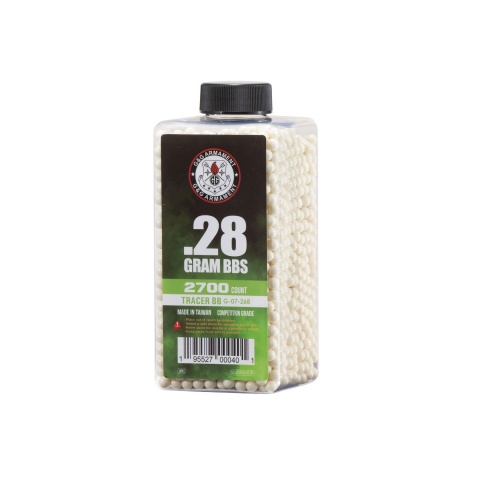 G&G 6mm Competition Grade Tracer BBs (Weight: 0.28g / Green Tracer / 2700 Rounds)