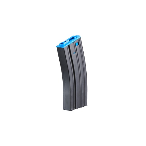 Lancer Tactical Metal Gen 2 300 Round High Capacity Airsoft Magazine for M4/M16 (Color: Black & Blue)