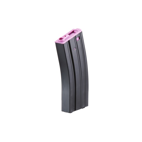 Lancer Tactical Metal Gen 2 300 Round High Capacity Airsoft Magazine for M4/M16 (Color: Black & Purple)