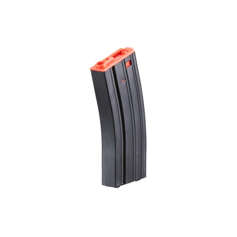 Lancer Tactical Metal Gen 2 300 Round High Capacity Airsoft Magazine for M4/M16 (Color: Black & Red)