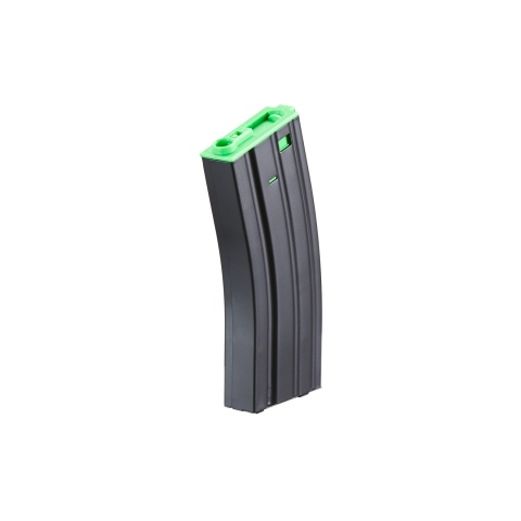 Lancer Tactical Metal Gen 2 300 Round High Capacity Airsoft Magazine for M4/M16 (Color: Black & Green)