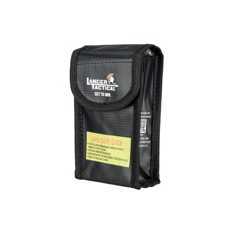 Lancer Tactical Lipo-Safe Charging Sack (Color: Black)
