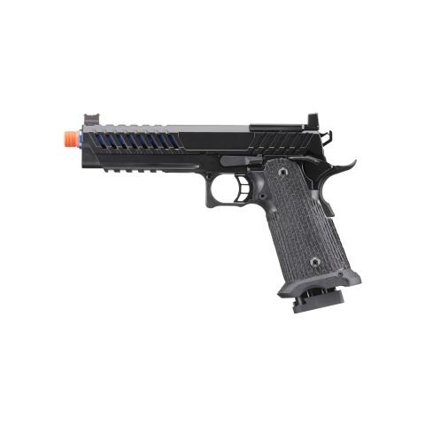 Lancer Tactical Knightshade Hi-Capa Gas Blowback Airsoft Pistol w/ Red Dot Mount (Color: Blue)