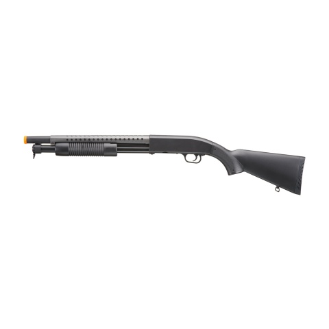 Double Eagle M58A Full Metal Pump Action Airsoft Spring Shotgun w/ Full Stock - (Black)