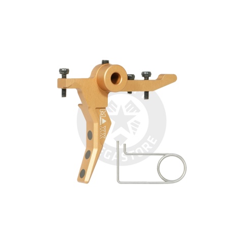 Maxx Model CNC Aluminum Advanced Speed Trigger for Wolverine MTW (Style B)(Gold)