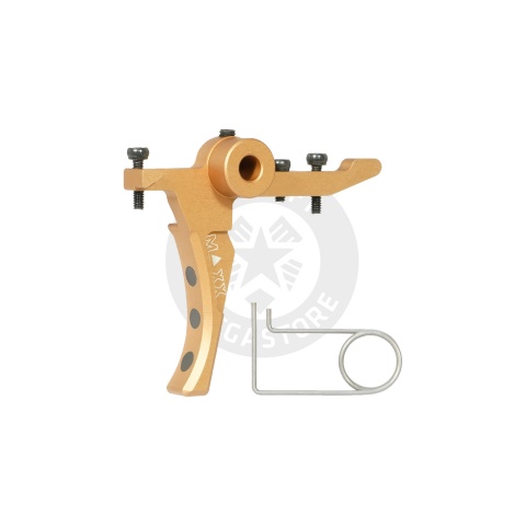 Maxx Model CNC Aluminum Advanced Speed Trigger for Wolverine MTW (Style D)(Gold)