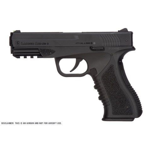 Lancer Air Defender LTA-3B CO2 Half-Blowback 4.5mm AirGun (Color: Black)