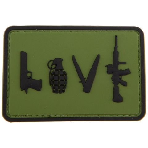 Love-Pistol, Grenade, Knife, Rifle\