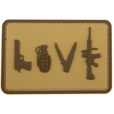 Love-Pistol, Grenade, Knife, Rifle\