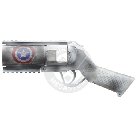Sentinel Gears 40mm Airsoft Grenade Launcher Pistol (Cerakote Color: Captain\'s Shield)