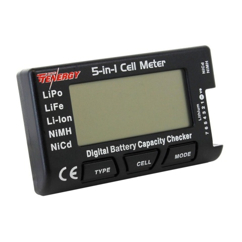 Tenergy 5-in-1 Intelligent Digital Cell Meter