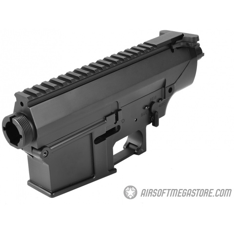 Golden Eagle Full Metal SR25 Airsoft AEG Rifle Receiver - BLACK
