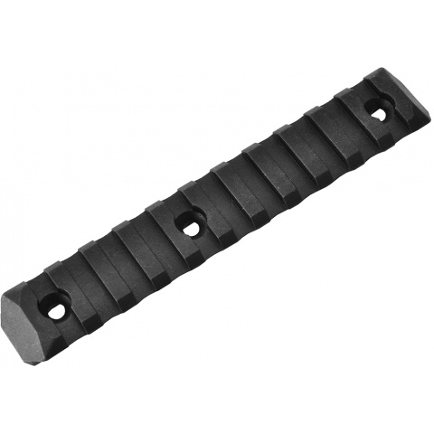 PTS Enhanced 11-Slot Polymer KeyMod Airsoft Rail Section - BLACK