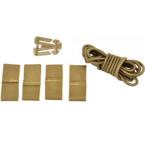 Valken Tactical Deck Retention Set for FAST/High Speed Helmets - TAN