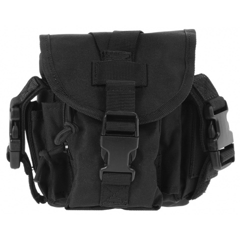 AMA MOLLE Large Utility Airsoft Pouch - BLACK