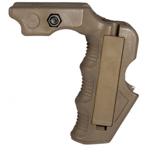 AMA Airsoft M4 Magwell Grip w/ Slot - DARK EARTH
