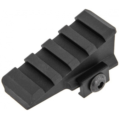 UK Arms Airsoft 45-Degree Offset Rail Mount Component - BLACK