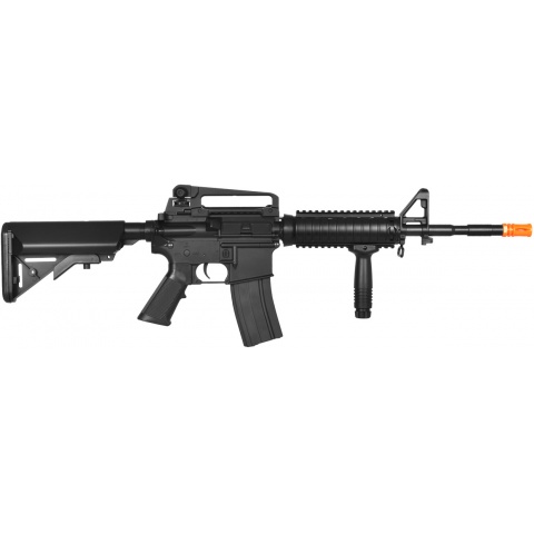 Lancer Tactical Polymer M4 RIS LT-04B Airsoft Gun AEG Rifle - BLACK