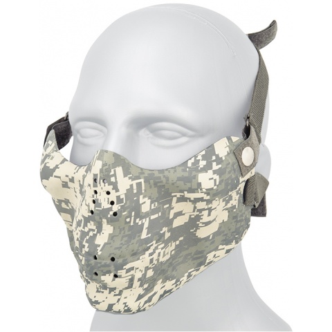 AMA Skull Lower Face Mask w/ Foam Padding - ACU