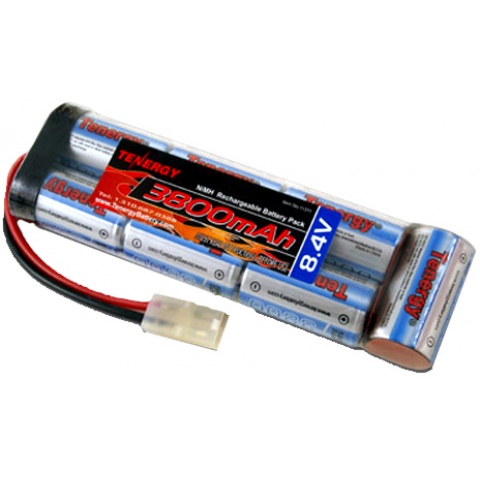 Tenergy Airsoft 8.4V 3800mAh NiMH Large Battery Brick - 3800mAh