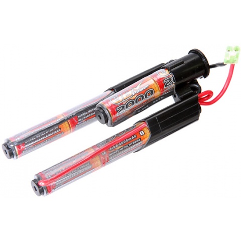 ICS Airsoft 9.6V NiMH Custom Crane Stock Battery - 2000mAh