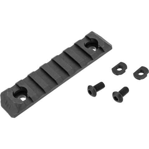 PTS Syndicate Airsoft Enhanced 7-Slot ERS M-LOK Rail Section - BLACK
