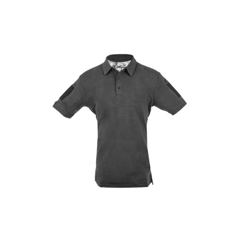 Cannae Short Sleeve Operator Tactical Polo Shirt - BLACK