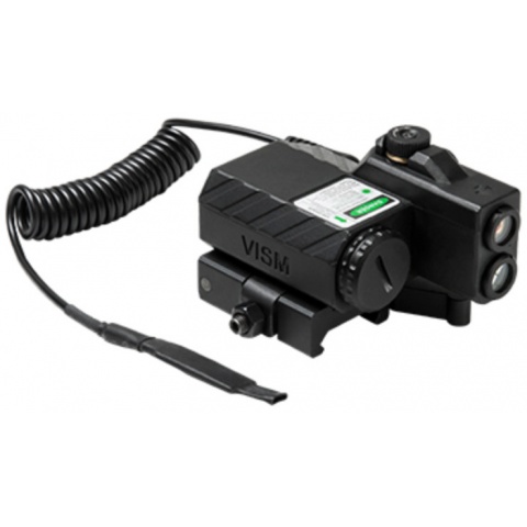 NcStar Tactical Offset Green Laser Designator w/ NAV LEDs - BLACK